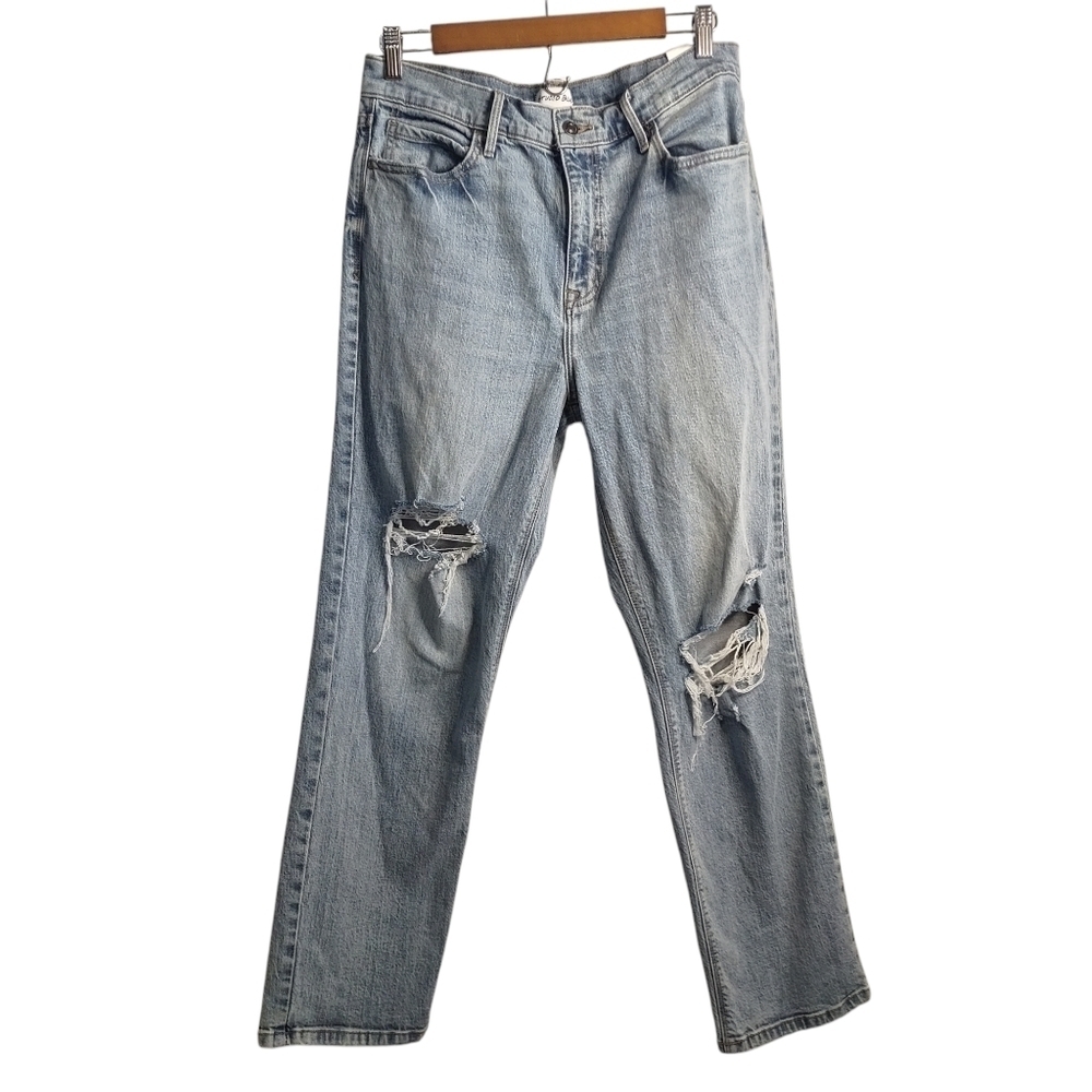Studio Blue Women's Blue Distressed Jeans Size 30